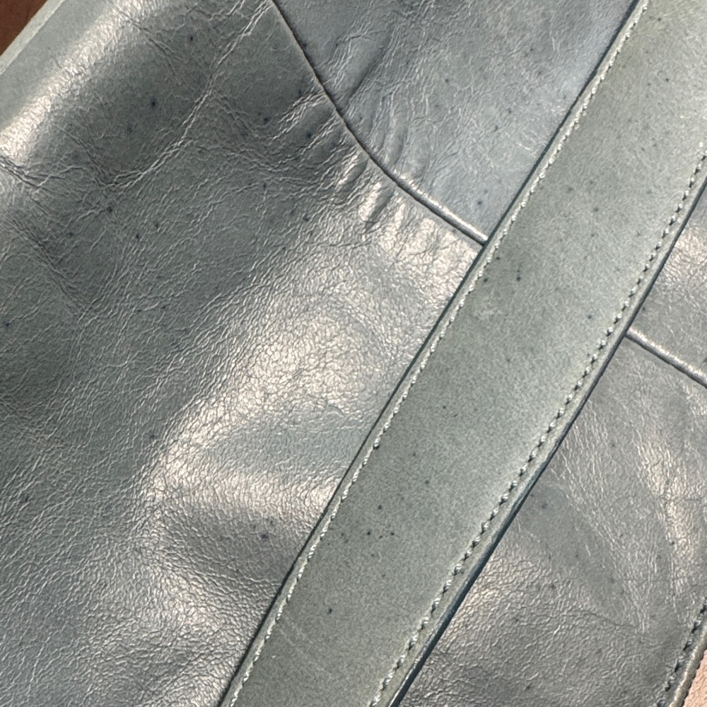 Franco Sarto Blue Shoulder Bag with Gold Details - Picture 9 of 9
